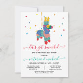 Invitation Faisons tomber le Baby shower Funny Piñata (Devant)