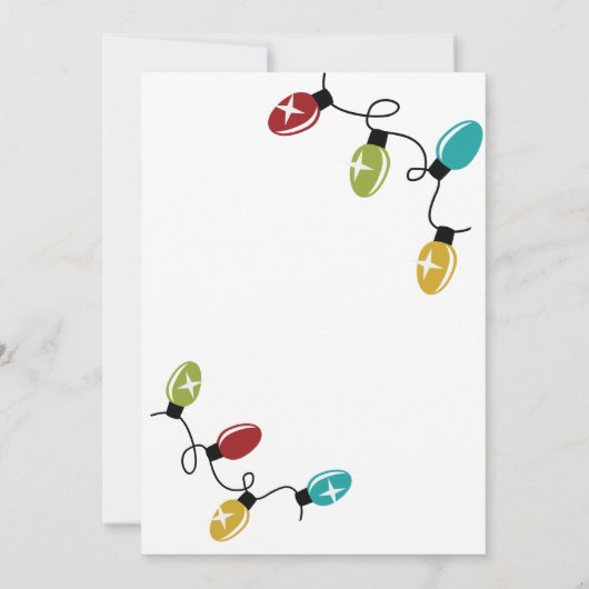 Invitation Faisons un bon Noël (Dos)