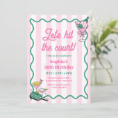 Invitation Faisons un coup à la Cour Pickleball Anniversaire (Debout devant)