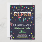 Invitation Faisons un peu la fête de Noël d'hiver (Devant)