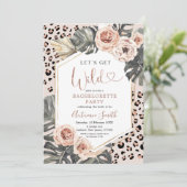 Invitation Faisons un Poster de animal sauvage en fin de sema (Debout devant)