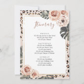 Invitation Faisons un Poster de animal sauvage en fin de sema (Dos)