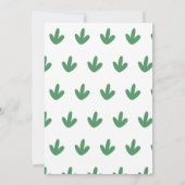 Invitation Faisons un safari sauvage animaux anniversaires de (Dos)