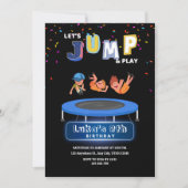 Invitation Faisons un Saut et Fêtons l'anniversaire  (Devant)