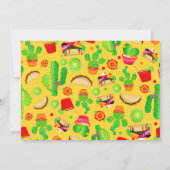 Invitation Faisons un Taco pour une Fête d'Anniversaire Fiest (Dos)