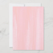 Invitation Faisons un toast Succulent Pink Floral Engagement  (Dos)