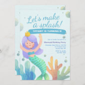 Invitation Faisons une fête d'anniversaire (Devant / Derrière)