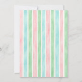 Invitation Faisons une Fête d'Anniversaire pour Enfants avec  (Dos)