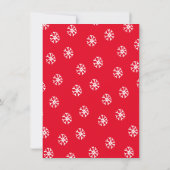 Invitation Faisons une fête de pyjama de Noël (Dos)