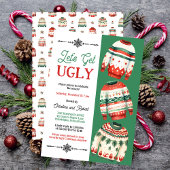 Invitation Faisons une fête moche pour le pull de Noël