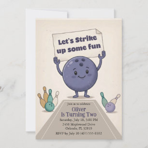 Invitation Faisons une partie de plaisir Fête d'anniversaire