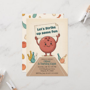 Invitation Faisons une partie de plaisir Fête d'anniversaire