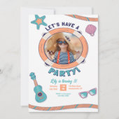 Invitation Faisons une photo de fête (Devant)