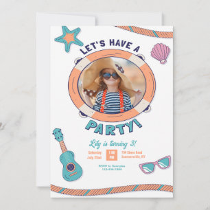 Invitation Faisons une photo de fête