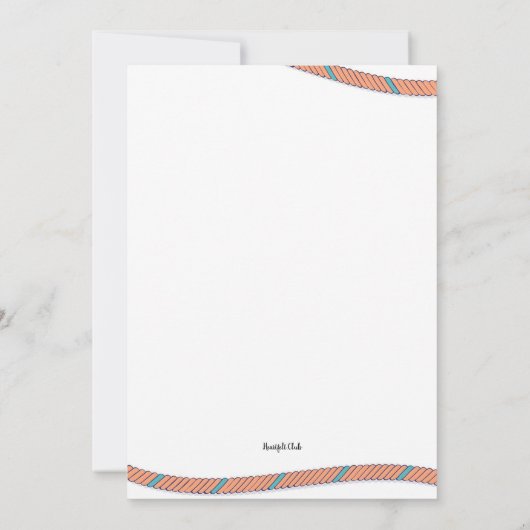 Invitation Faisons une photo de fête (Dos)