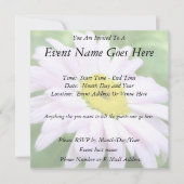 Invitation Faisy peint en rose pâle (Devant)