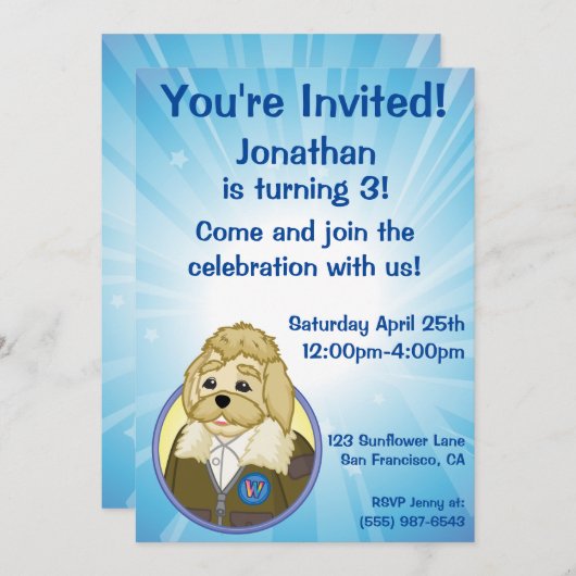 Invitation Fait d'Arte (Devant / Derrière)