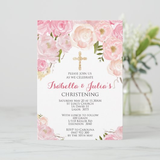 Invitation fait sur commande d'anniversaire (Debout devant)