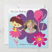 Invitation fait sur commande d'anniversaire de (Devant)
