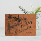 Invitation fait sur commande d'anniversaire de (Debout devant)