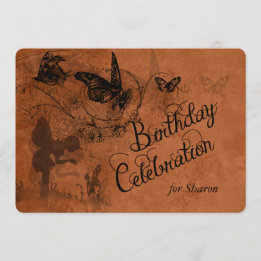 Invitation fait sur commande d'anniversaire de