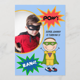 Invitation fait sur commande d'anniversaire de
