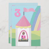 Invitation fait sur commande de fête (Devant / Derrière)