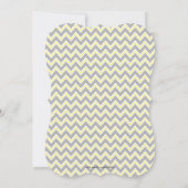 Invitation fait sur commande de moustache de baby (Dos)