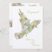 Invitation fait sur commande de partie (Devant / Derrière)