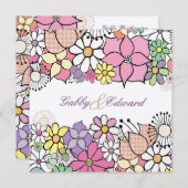 Invitation fait sur commande d'invitation de (Devant / Derrière)