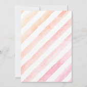 Invitation Faite avec amour coeur baby shower (Dos)