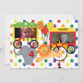 Invitation faite sur commande d'anniversaire (Devant)