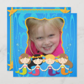 Invitation faite sur commande d'anniversaire de (Devant / Derrière)