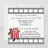 Invitation faite sur commande d'anniversaire de (Dos)