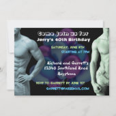 Invitation faite sur commande d'anniversaire de (Devant)