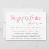 Invitation faite sur commande de douche de bébé de (Devant)