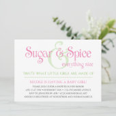 Invitation faite sur commande de douche de bébé de (Debout devant)