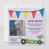 Invitation faite sur commande de fête (Devant)