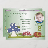 Invitation faite sur commande de fête (Devant / Derrière)