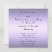 Invitation faite sur commande de fête (Dos)