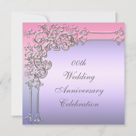 Invitation faite sur commande de fête (Devant)