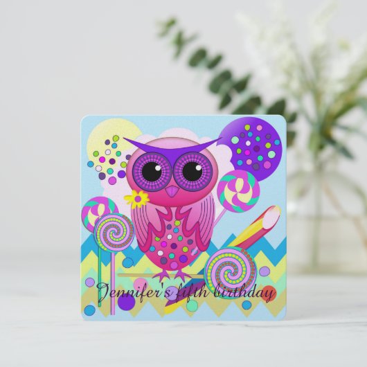 Invitation faite sur commande de fête (Debout devant)