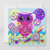 Invitation faite sur commande de fête (Devant)