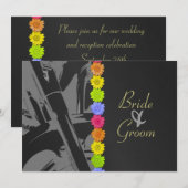 Invitation faite sur commande de moto pour Amy (Devant / Derrière)