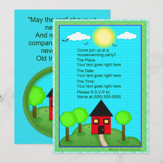 Invitation faite sur commande de partie de (Devant / Derrière)