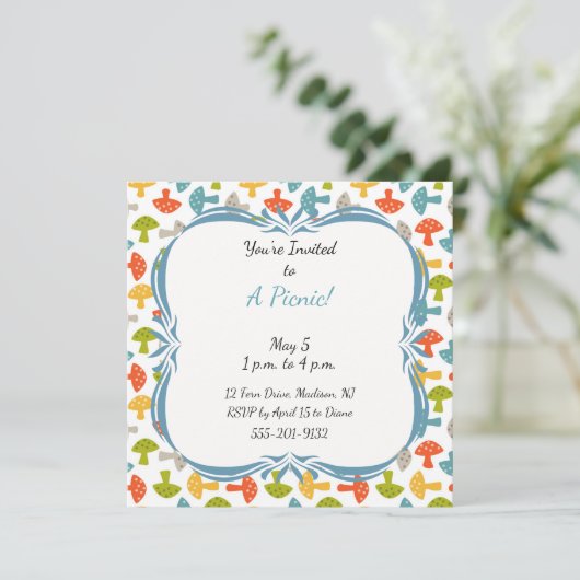 Invitation faite sur commande de partie de (Debout devant)