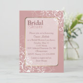 Invitation faite sur commande rose assez (Debout devant)