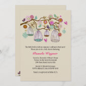 Invitation faite varier le pas d'automne d'amis (Devant / Derrière)