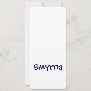 Invitation Faites de votre marque 4" x 9,25" arrondi