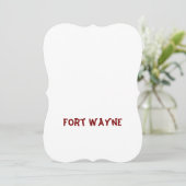 Invitation Faites de votre marque un support 5" x 7" (Debout devant)